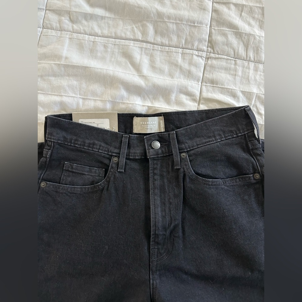 Everlane Women's High Rise Jeans - Black - Picture 8 of 11